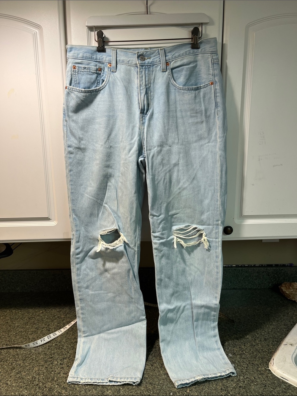 Levi's Low Pro Straight Light Wash Straight-Leg Jeans